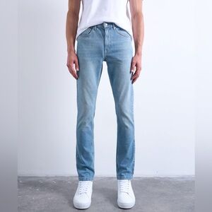 Topman Men's Sky Blue Skinny Jeans
